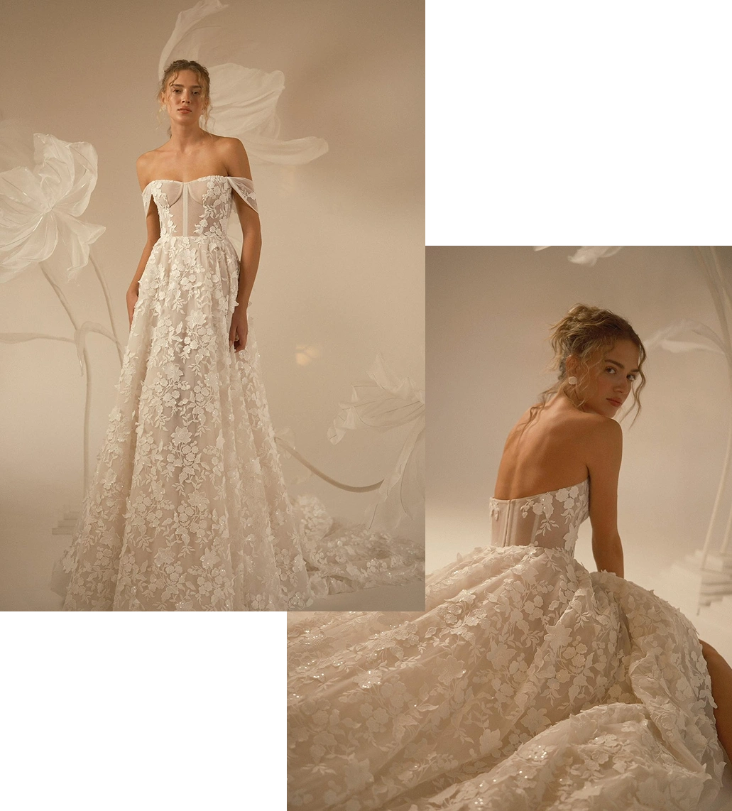 Anisa Bridal dresses showcase